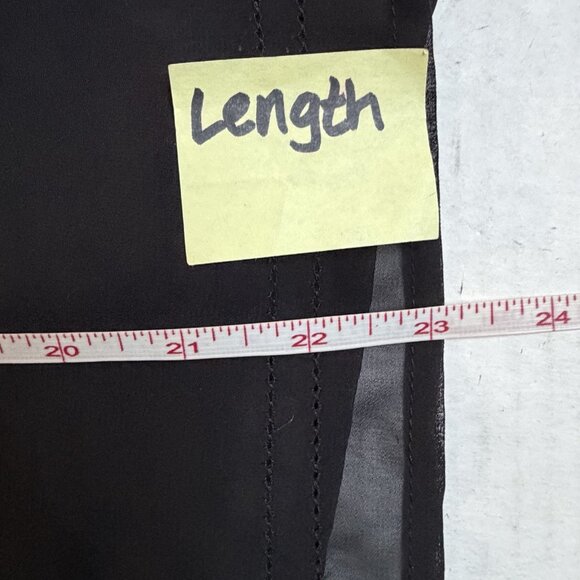 90s Y2K Vintage Express Cami Top Womens Small Black Chiffon Whimsy Sheer Fairy - Picture 8 of 11